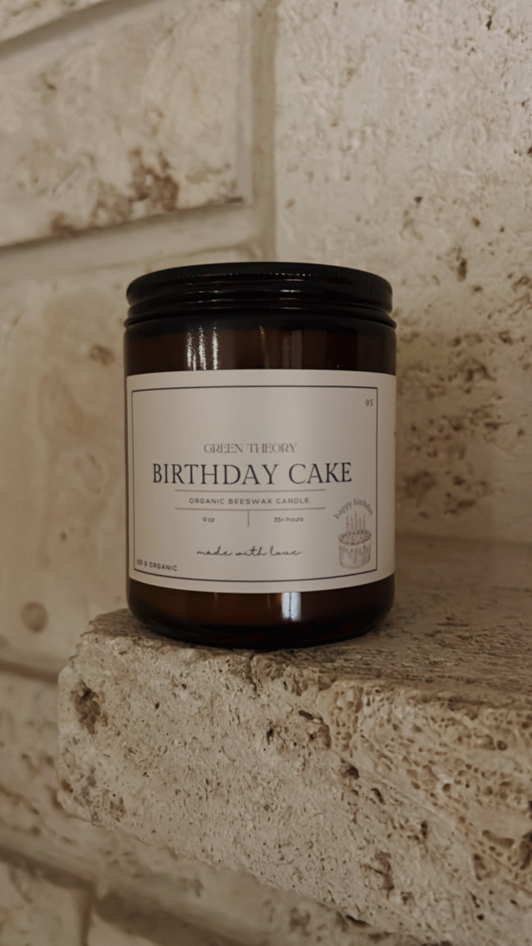 Birthday Cake - Organic Candle