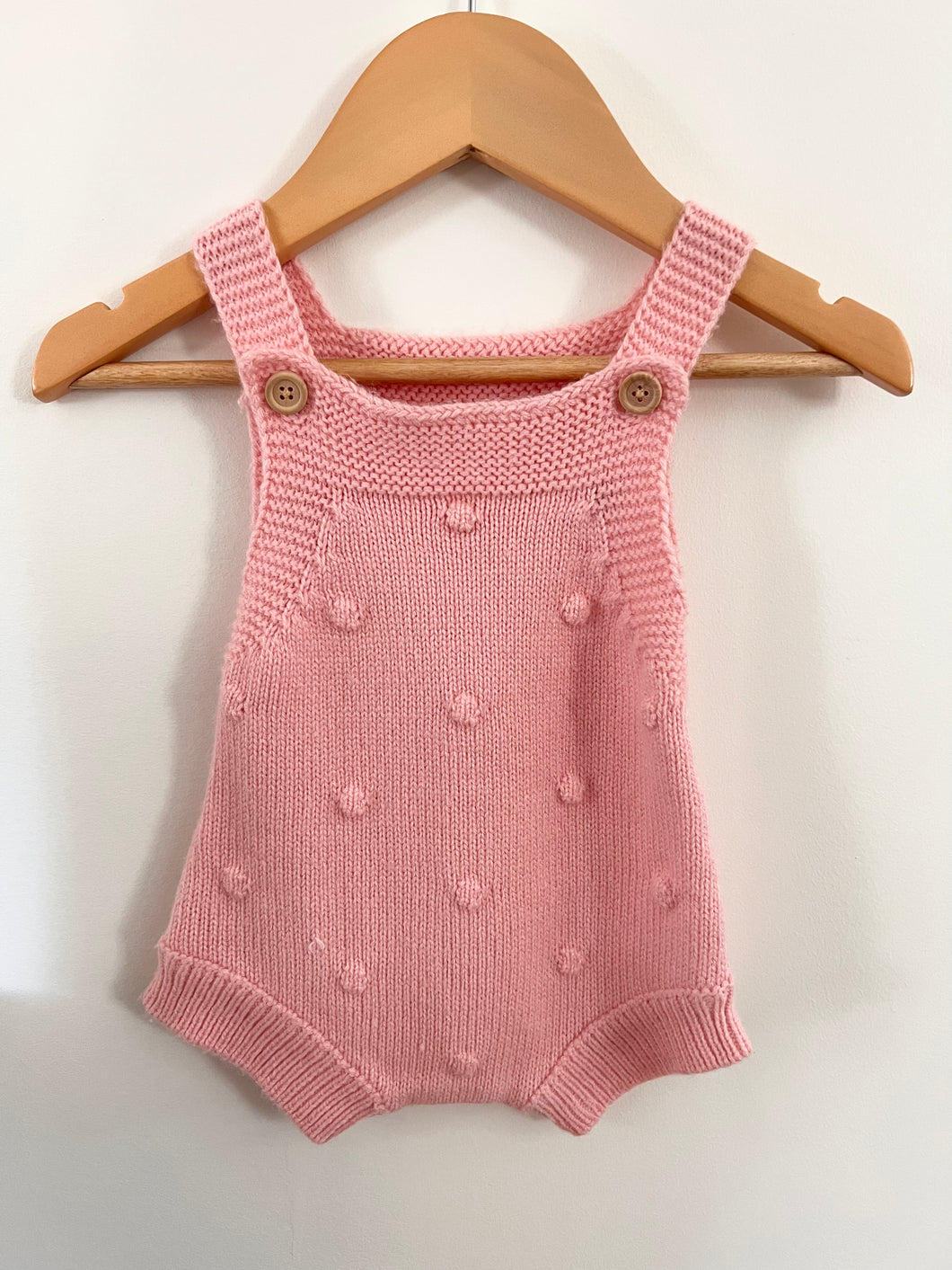 Pretty in Pink - Knitted Romper