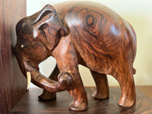 Load image into Gallery viewer, Vintage Wood Elephant Bookends
