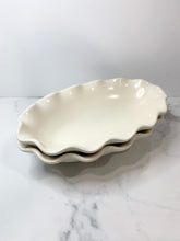 Load image into Gallery viewer, Ruffled - White Bowl Plate
