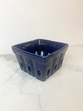 Load image into Gallery viewer, Berry Blue - Ceramic Berry Basket
