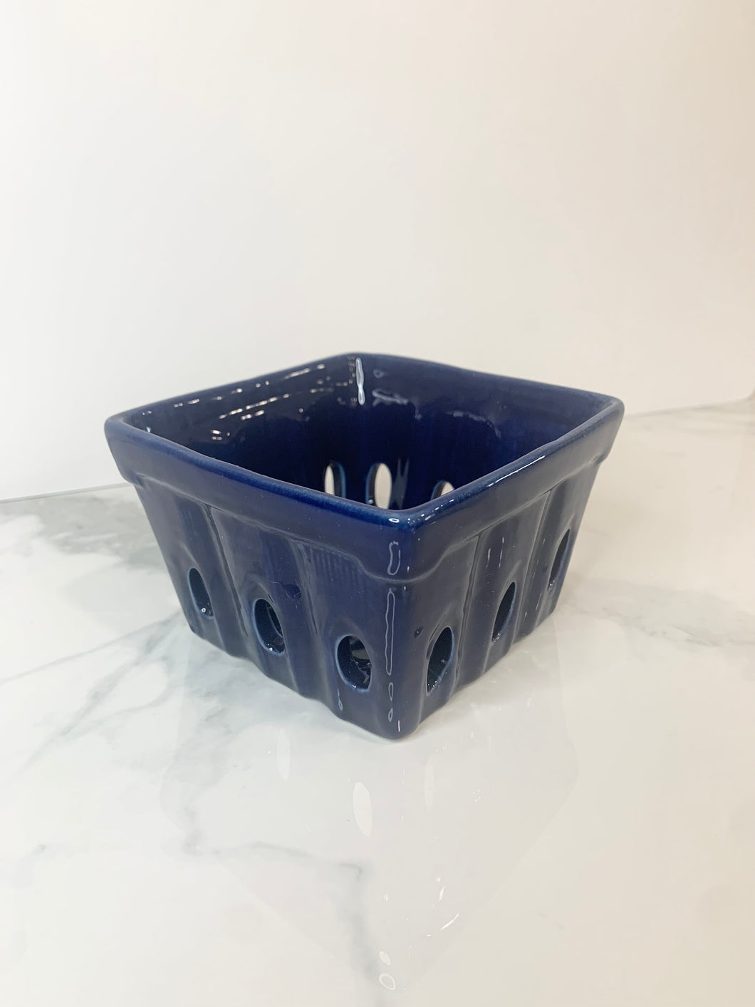 Berry Blue - Ceramic Berry Basket