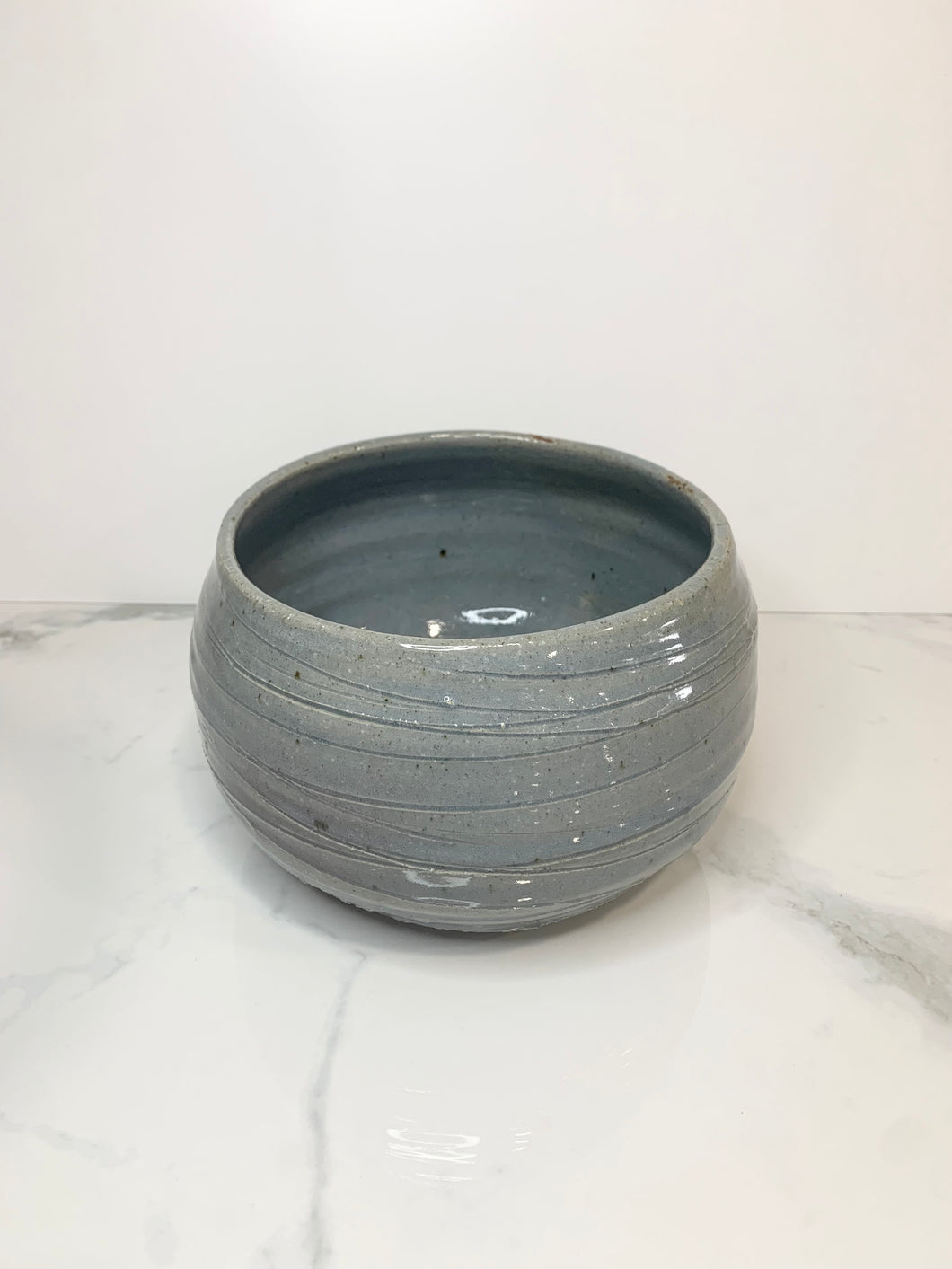 Handmade Planter/Bowl - Dusty blue