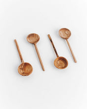 Load image into Gallery viewer, Olive Wood Spoon Set for Coffee and Tea
